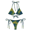 St. Vincent and the Grenadines Flag Themed String Bikini