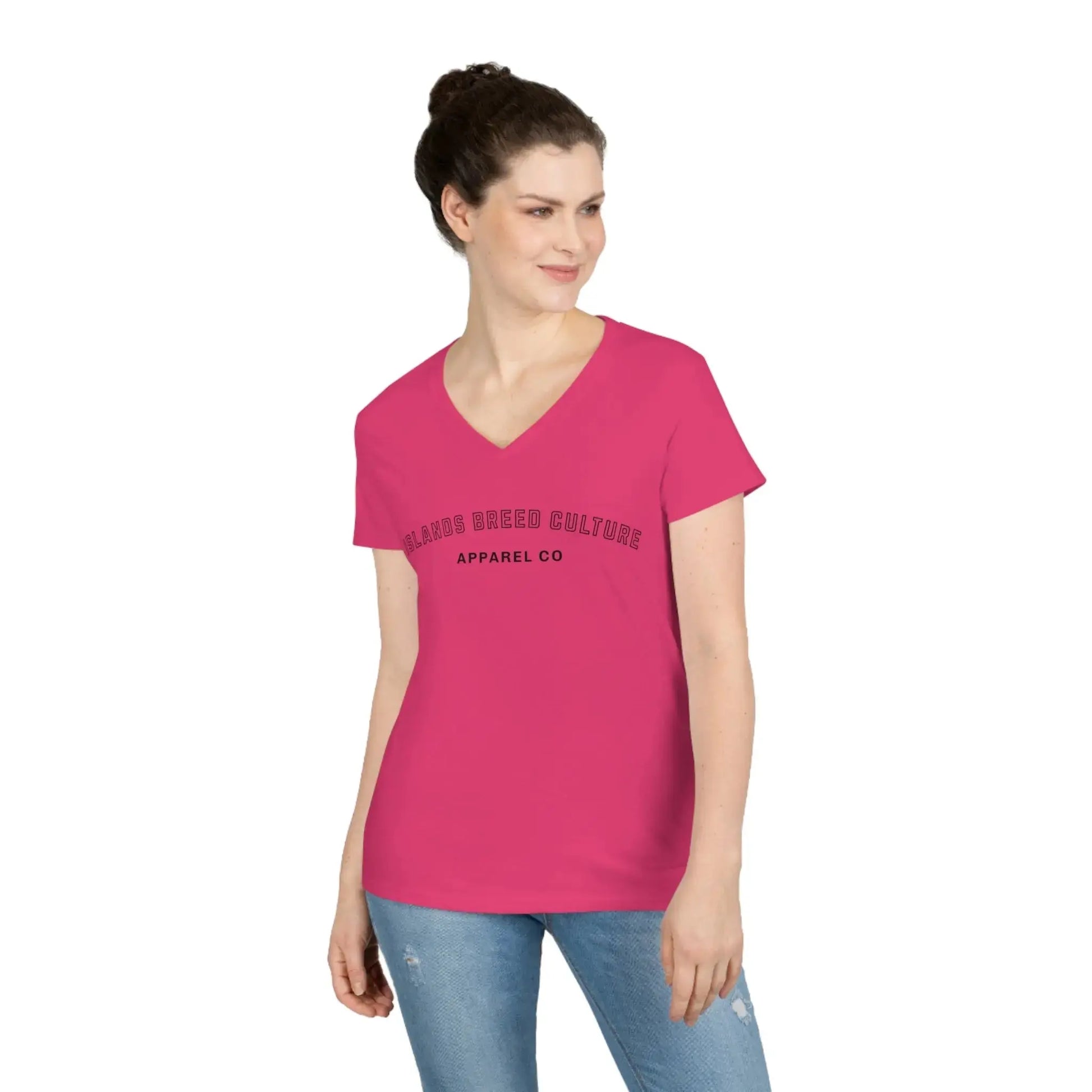 All you need Is Love Ladies' V - Neck T - Shirt - Islands Breed Culture