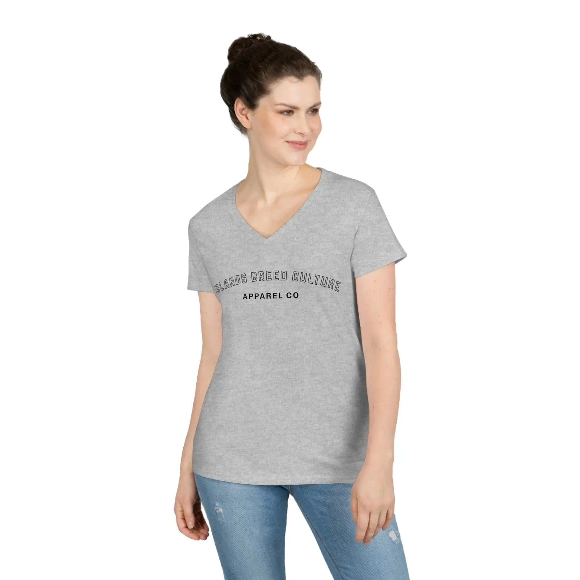 All you need Is Love Ladies' V - Neck T - Shirt - Islands Breed Culture