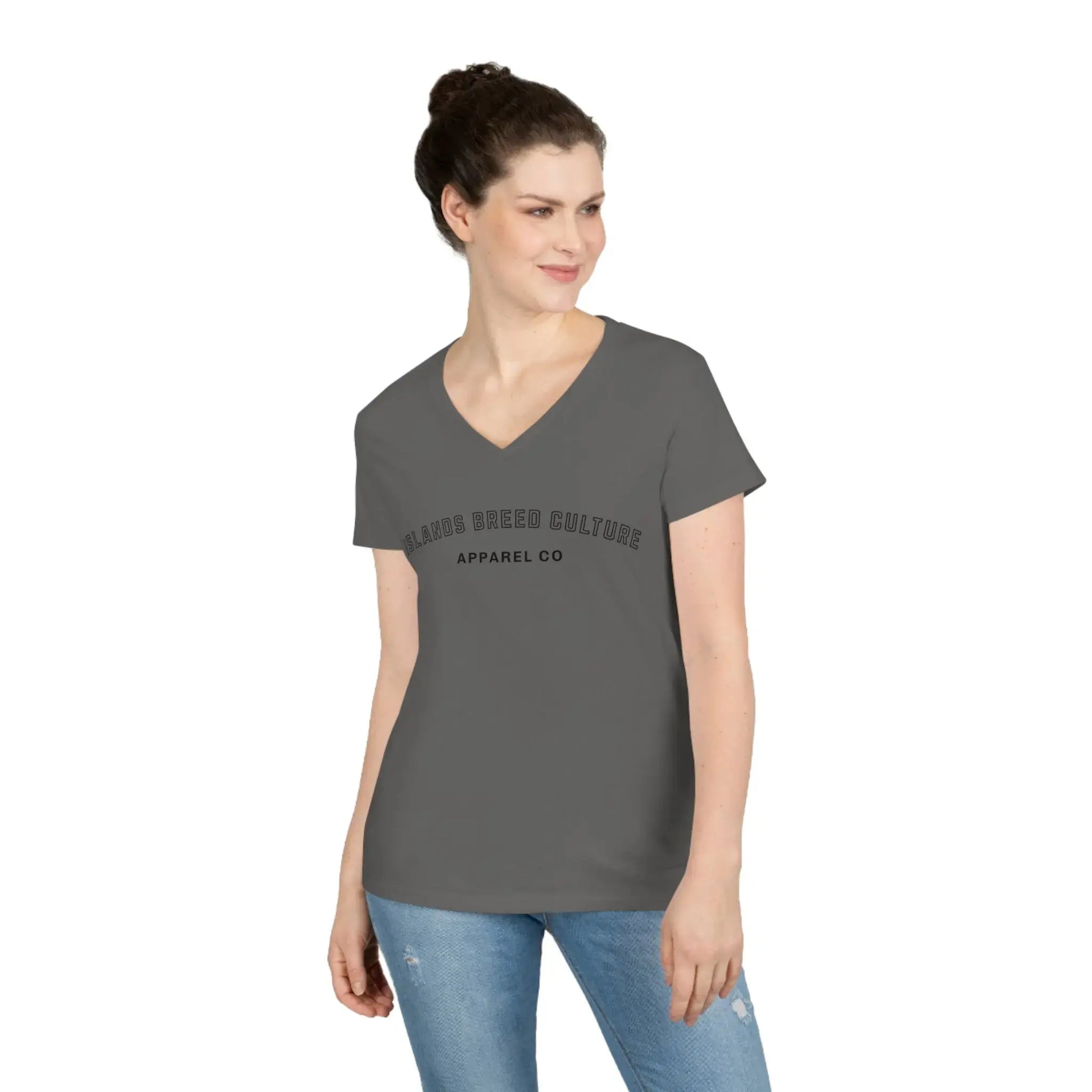 All you need Is Love Ladies' V - Neck T - Shirt - Islands Breed Culture