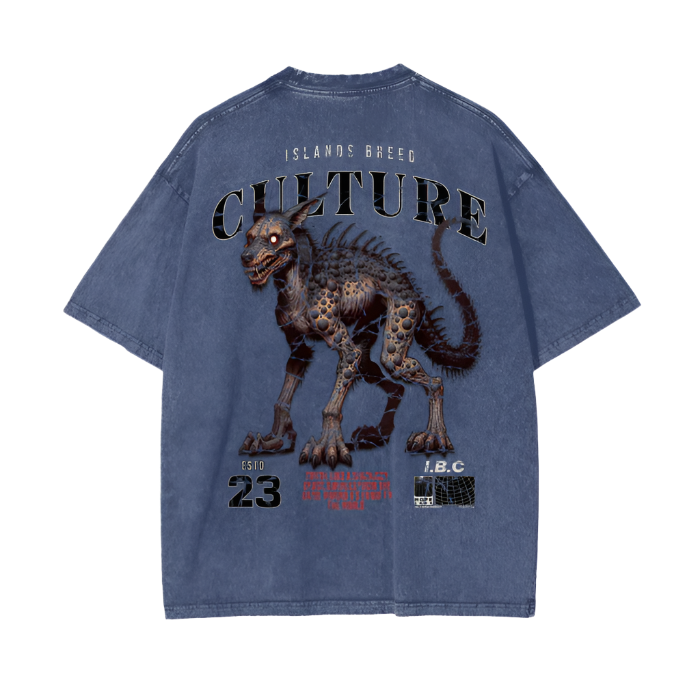 IBC Chupacabra Acid Wash Oversize T-Shirt