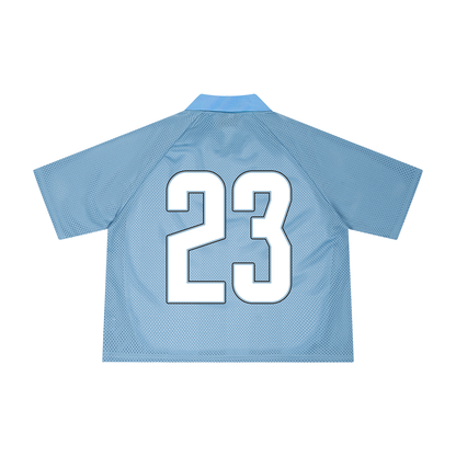Islands Breed Culture Striped Mesh Soccer Jersey