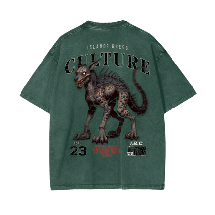 IBC Chupacabra Acid Wash Oversize T-Shirt