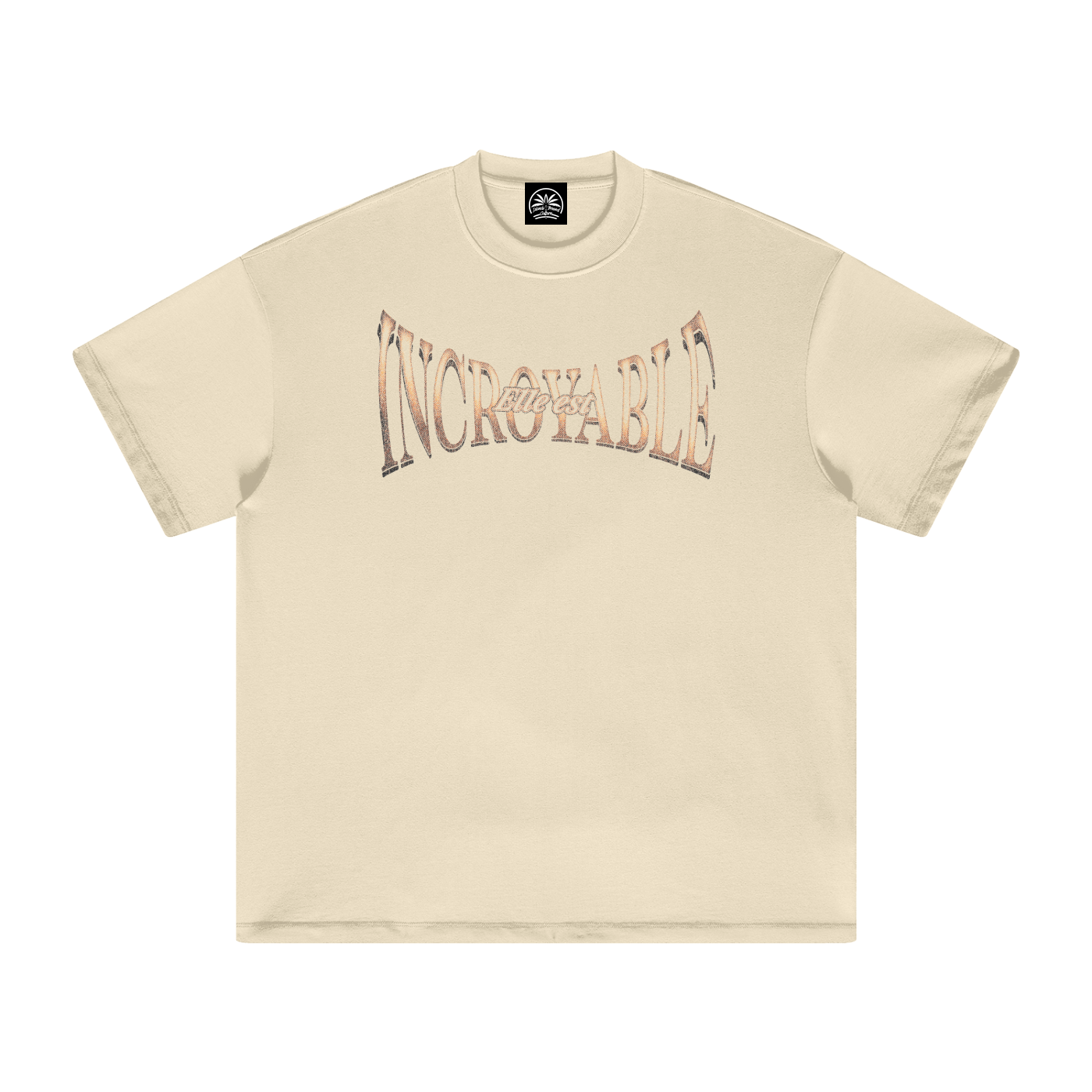 Elle est Incroyable Heavyweight Earth Tone T-Shirt