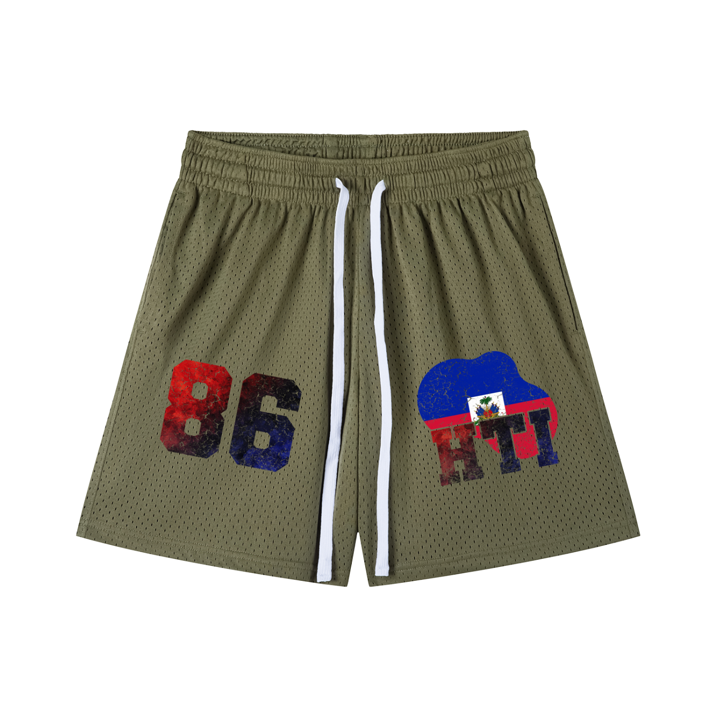 Haiti Drawstring Mesh Shorts - Islands Breed Culture