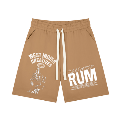 guyanesorum,drawstringshorts,caribbeanstreetwear,islandsbreedculture,loosefitshorts,IBCapparel,cottonshorts