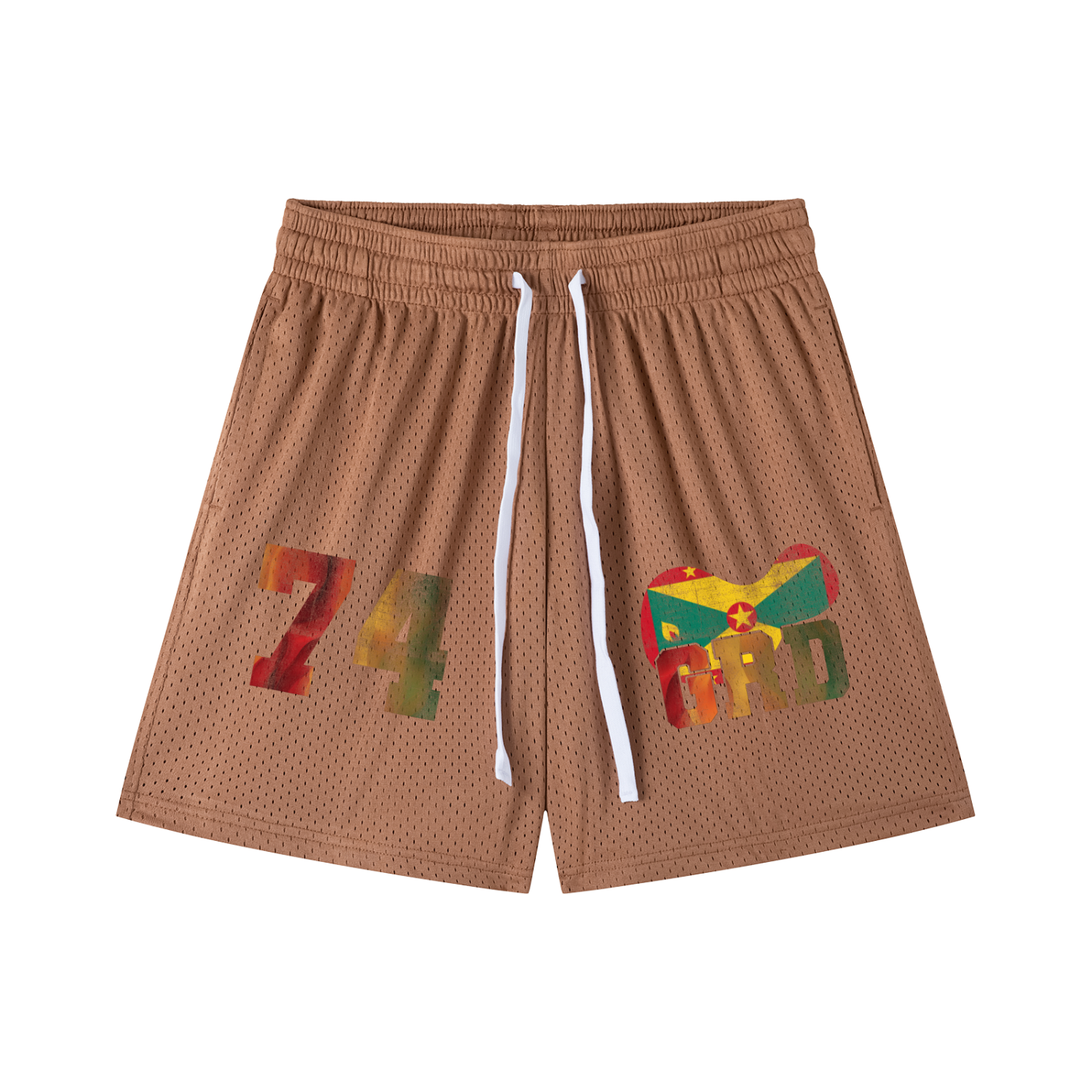 Grenada Drawstring Mesh Shorts - Islands Breed Culture