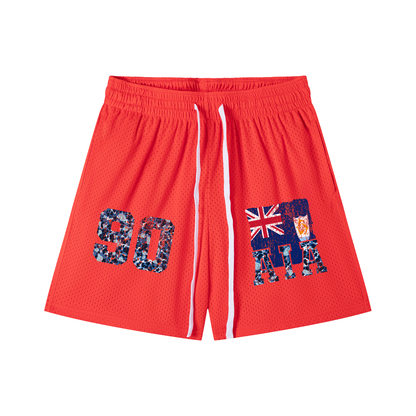 Anguilla Shorts,Anguilla Mesh Shorts,Islands Breed Culture Shorts,Caribbean Streetwear,Drawstring Shorts,Mesh Shorts,Summer Shorts,Athletic Shorts,Casual Streetwear,Beachwear Shorts