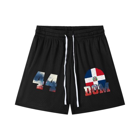 Dominican Republic Drawstring Mesh Shorts