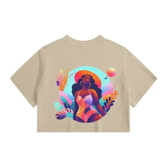 IBC Baddie Washed Crop Top - Islands Breed Culture