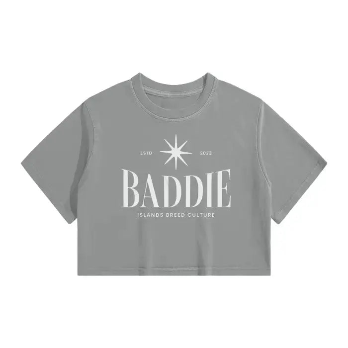 IBC Baddie Washed Crop Top - Islands Breed Culture