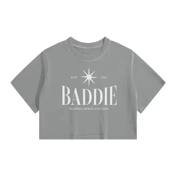 IBC Baddie Washed Crop Top