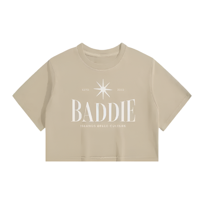 IBC Baddie Washed Crop Top - Islands Breed Culture