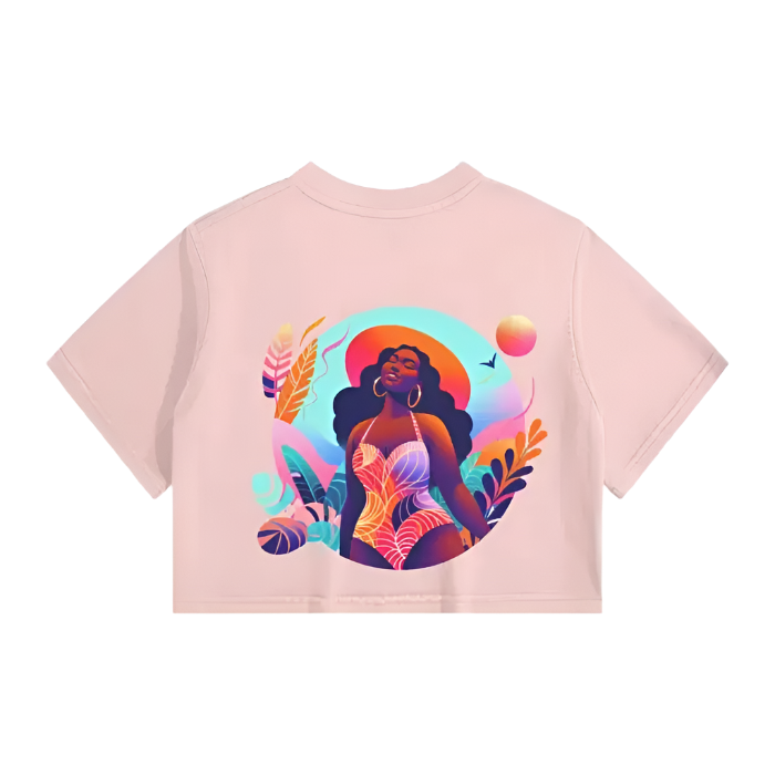 IBC Baddie Washed Crop Top - Islands Breed Culture