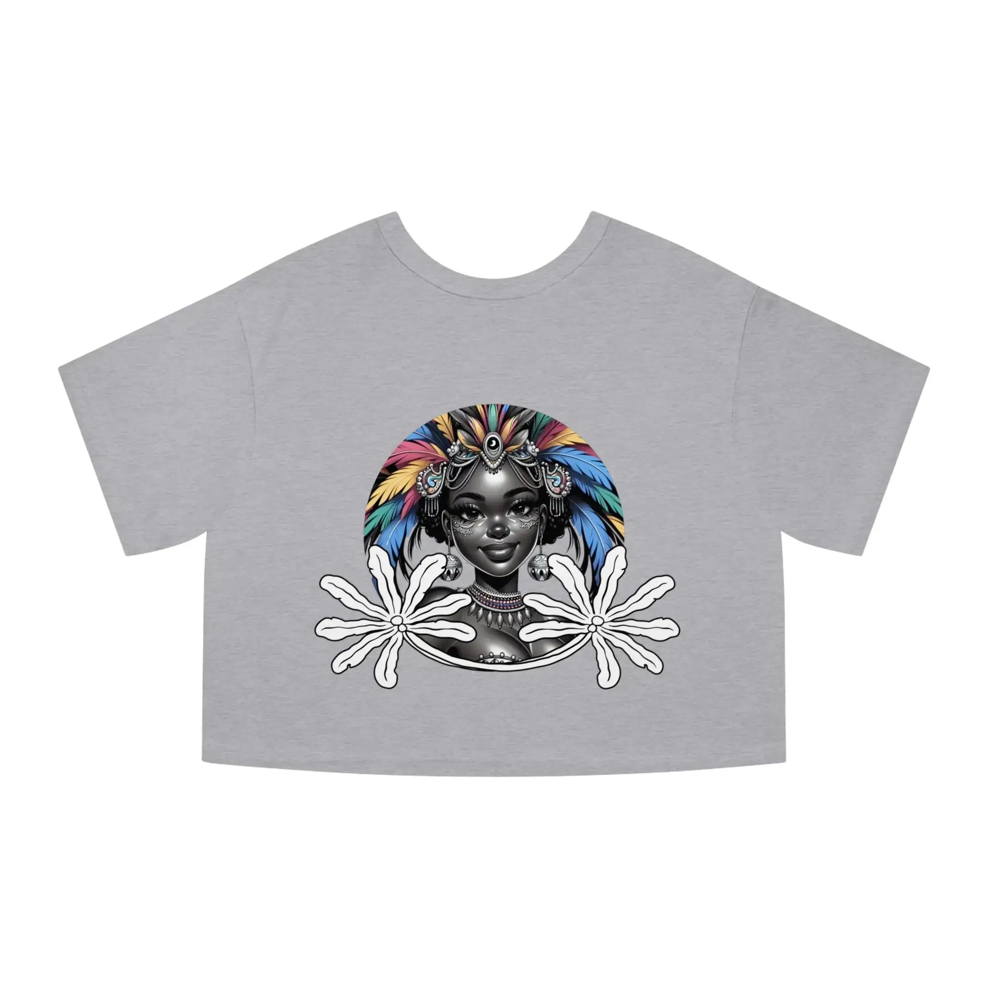 IBC "Carnival Girl" Champion Women's Cropped T - Shirt - Islands Breed Culture