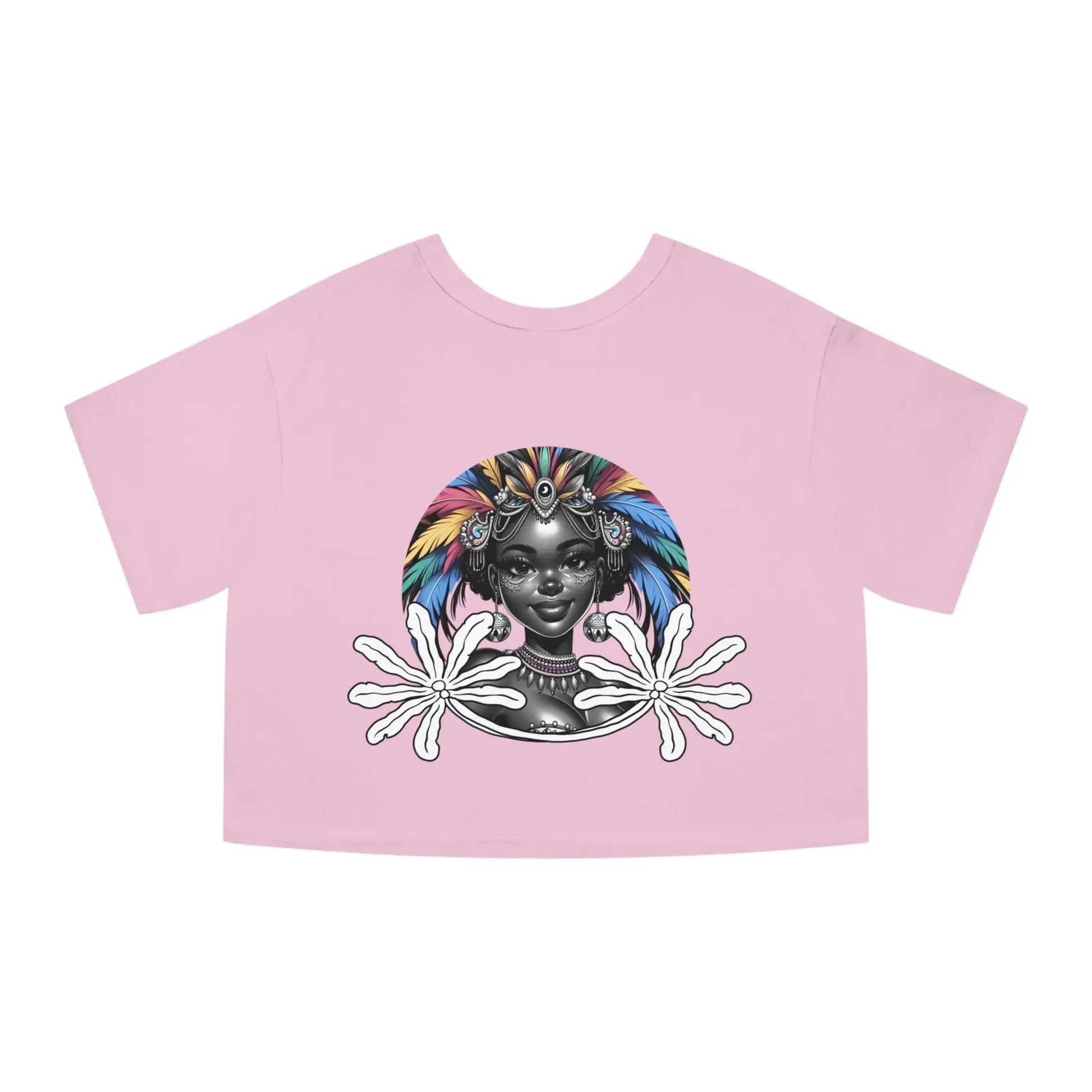 IBC "Carnival Girl" Champion Women's Cropped T - Shirt - Islands Breed Culture