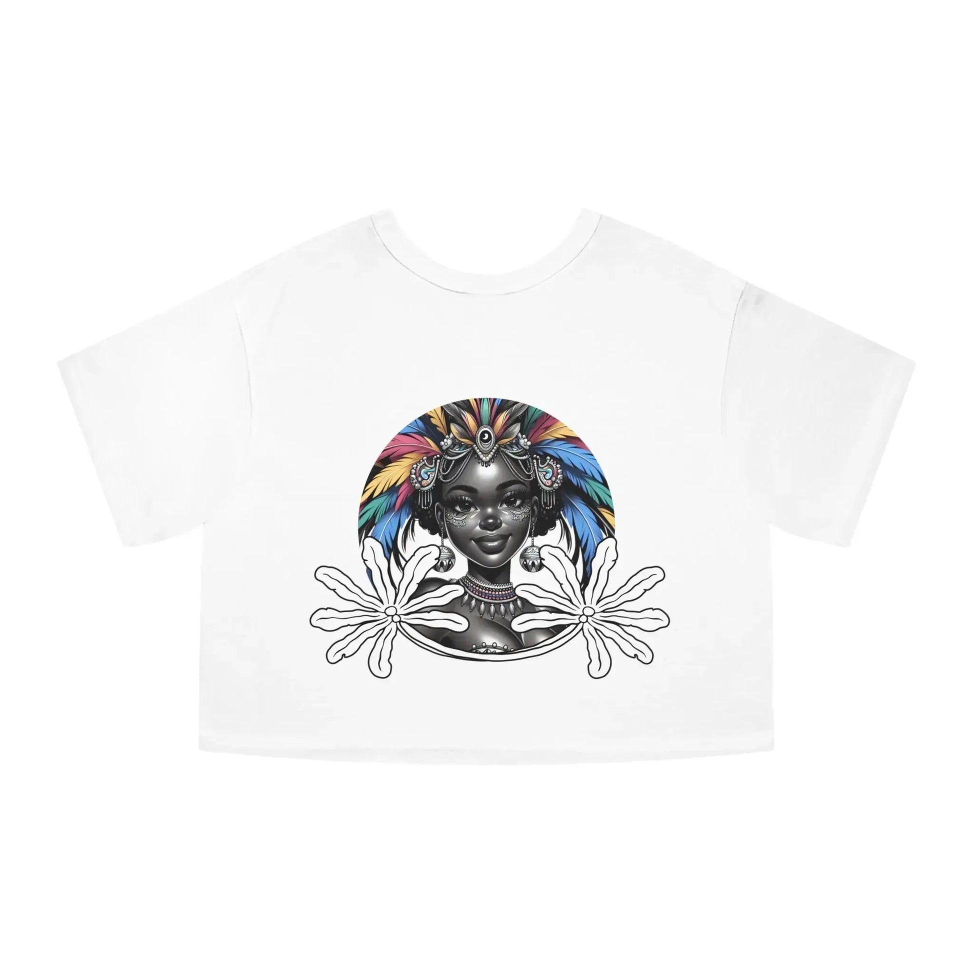 IBC "Carnival Girl" Champion Women's Cropped T - Shirt - Islands Breed Culture