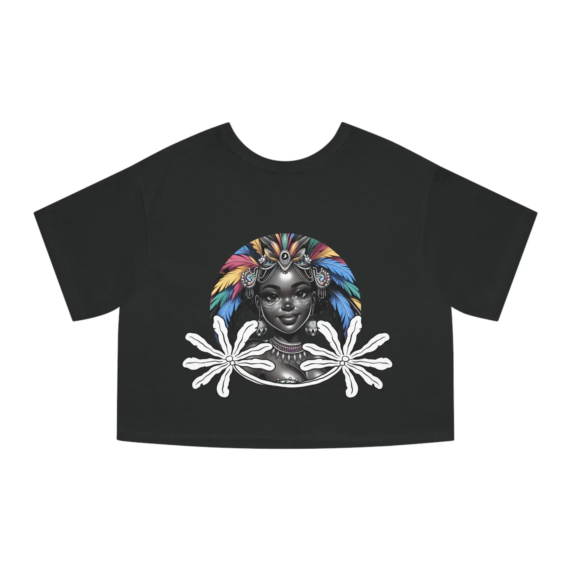 IBC "Carnival Girl" Champion Women's Cropped T - Shirt - Islands Breed Culture