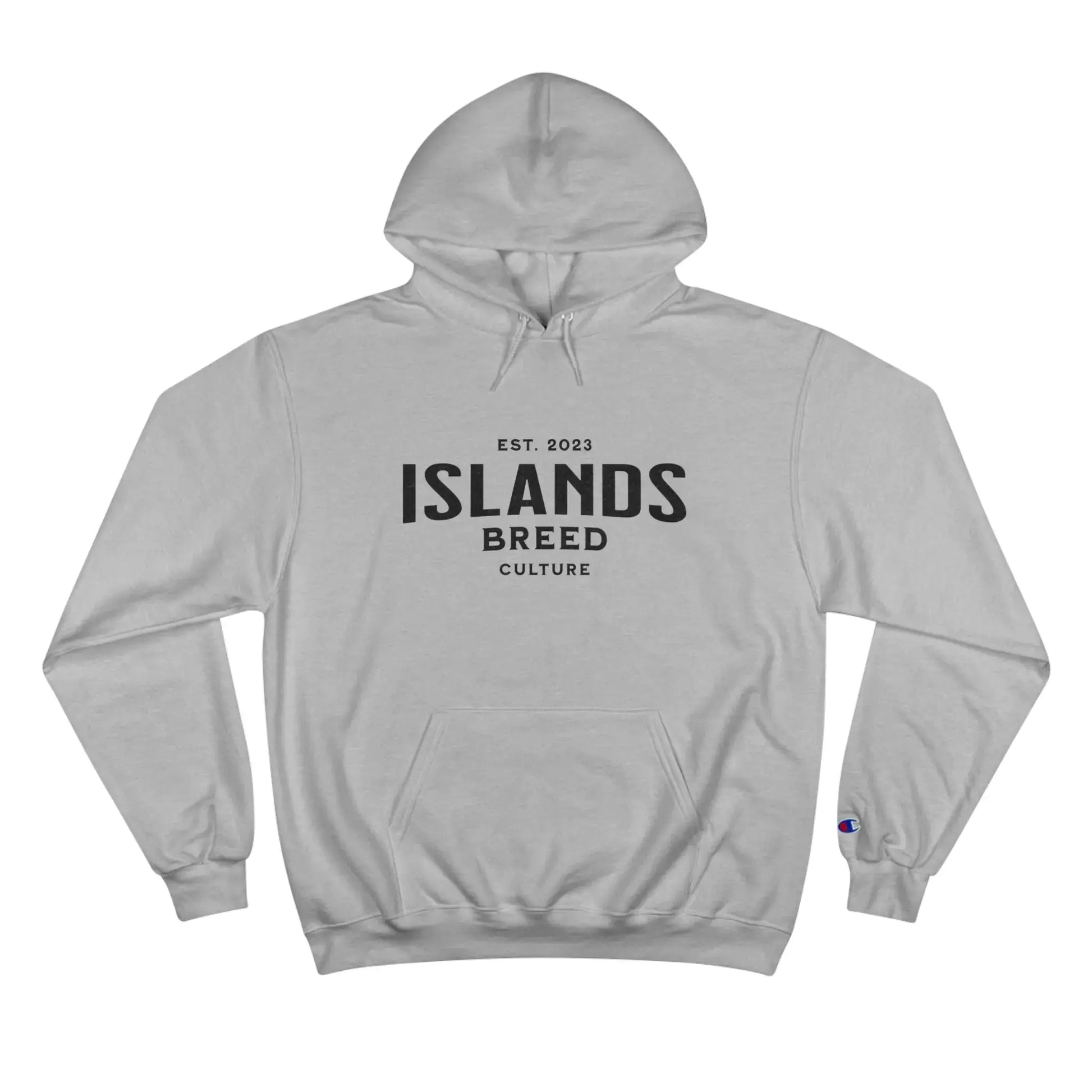 IBC Carnival [Red & Blue] (Black Font) Champion Hoodie - Islands Breed Culture