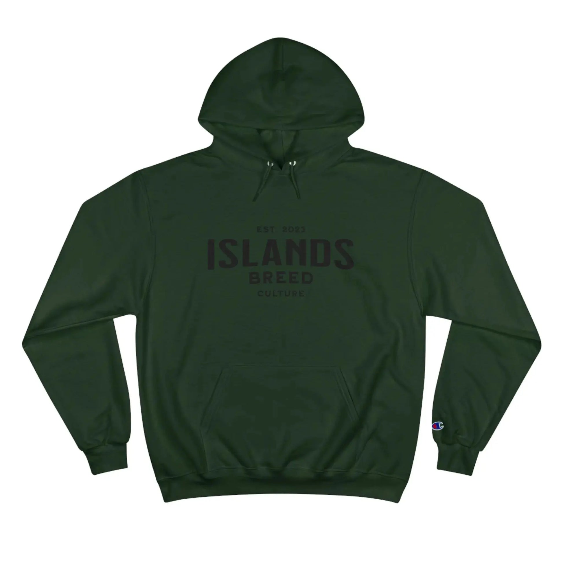 IBC Carnival [Red & Blue] (Black Font) Champion Hoodie - Islands Breed Culture