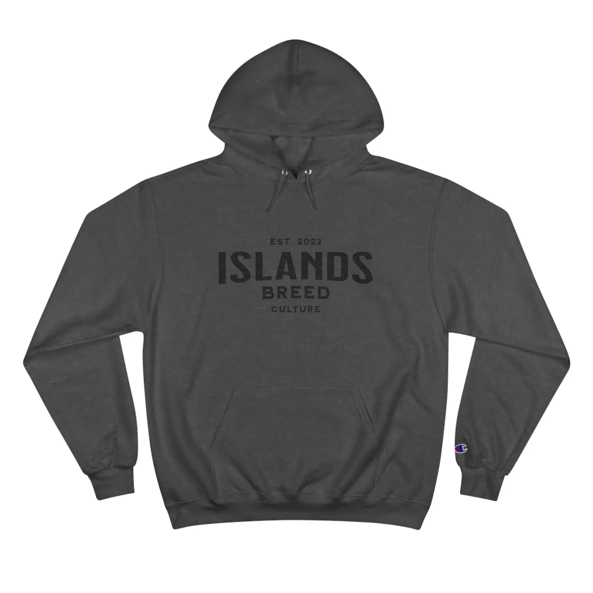 IBC Carnival [Red & Blue] (Black Font) Champion Hoodie - Islands Breed Culture