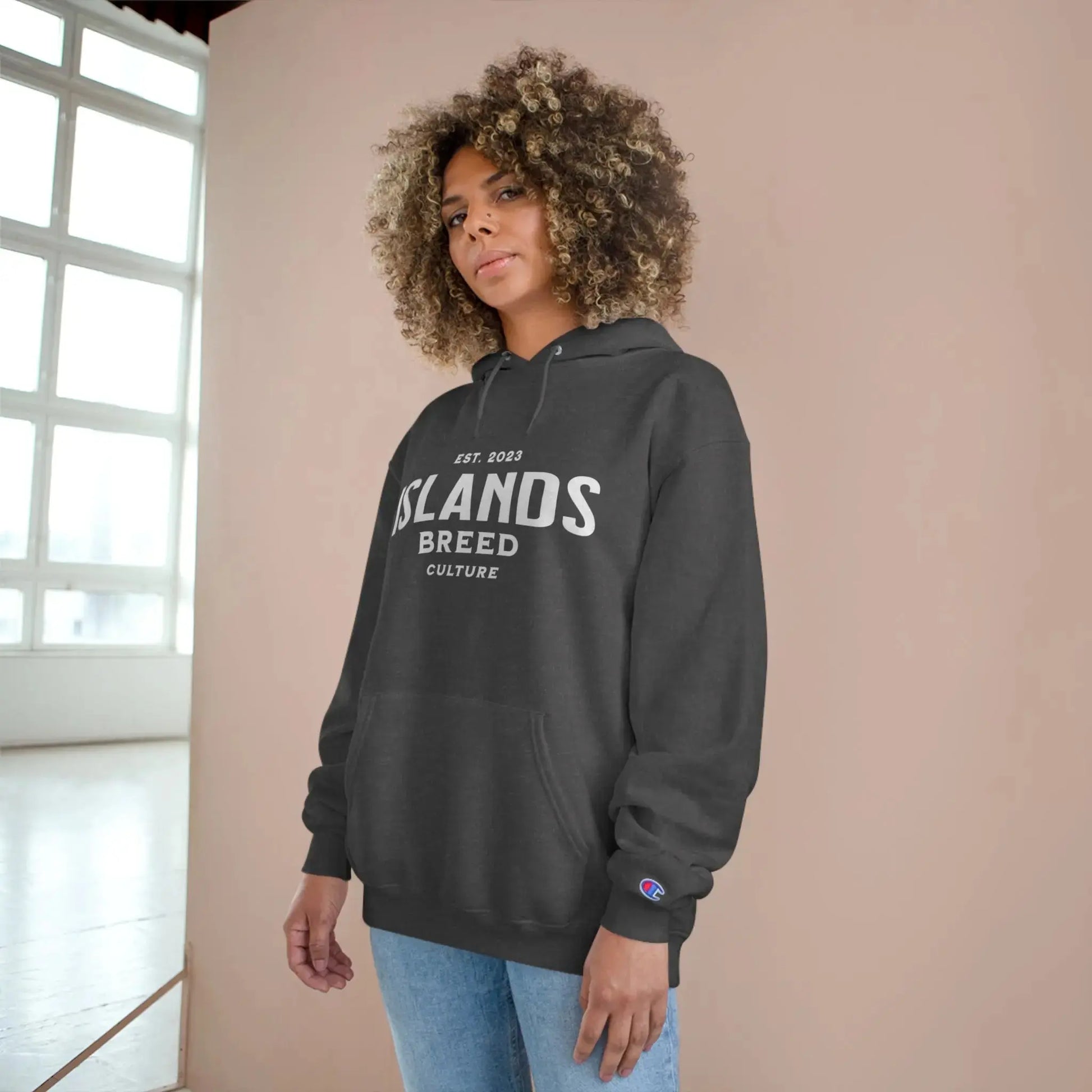 IBC Carnival (White Font) Champion Hoodie - Islands Breed Culture