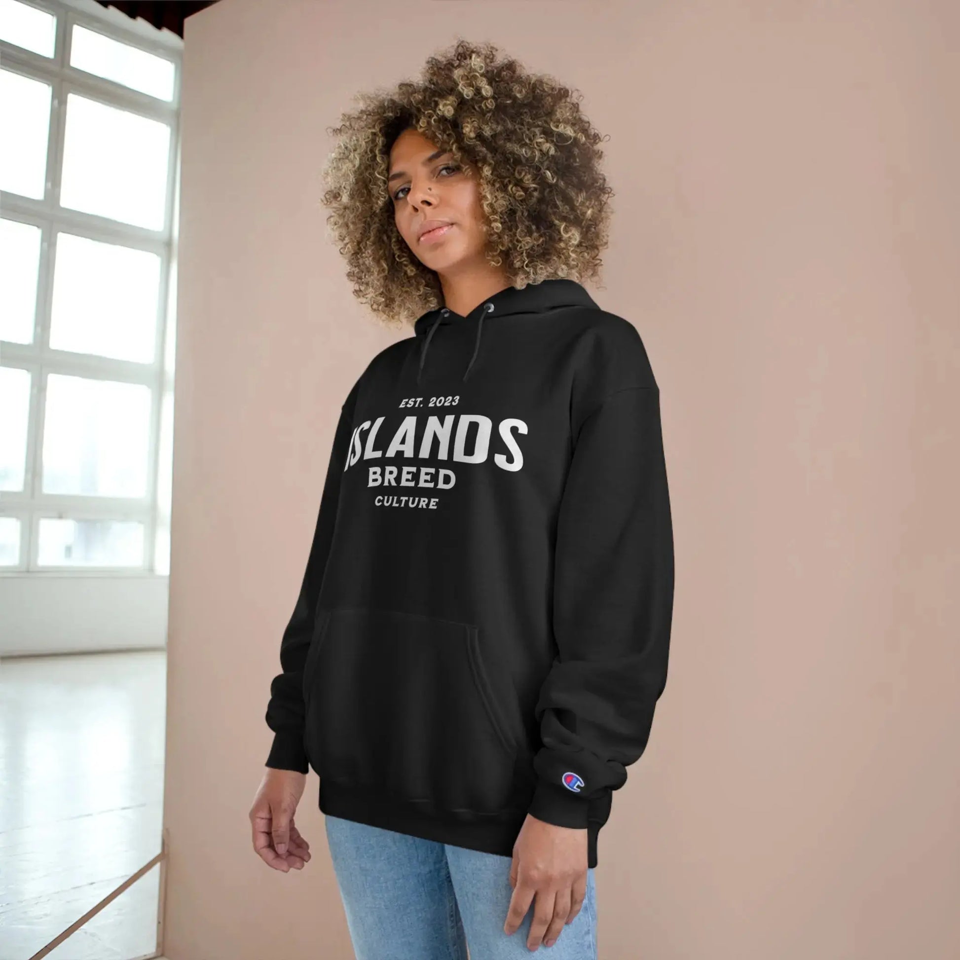 IBC Carnival (White Font) Champion Hoodie - Islands Breed Culture