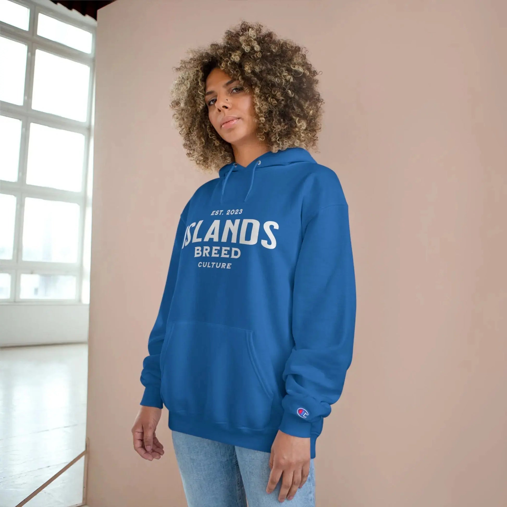 IBC Carnival (White Font) Champion Hoodie - Islands Breed Culture