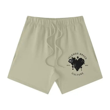 IBC Hearts | Earth Tone Loose Fit FOG 100% Cotton Shorts