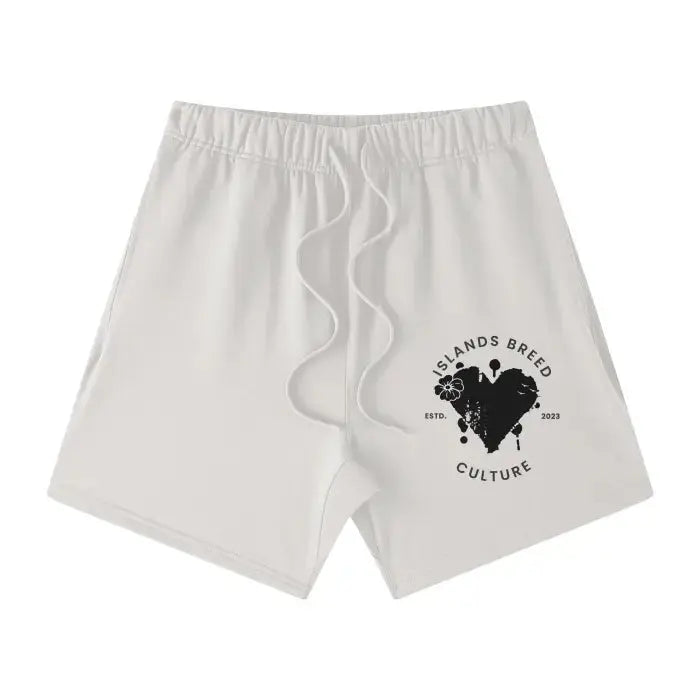 IBC Hearts | Earth Tone Loose Fit FOG 100% Cotton Shorts - Islands Breed Culture