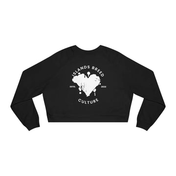 IBC Hearts Women's Cropped Fleece Pullover