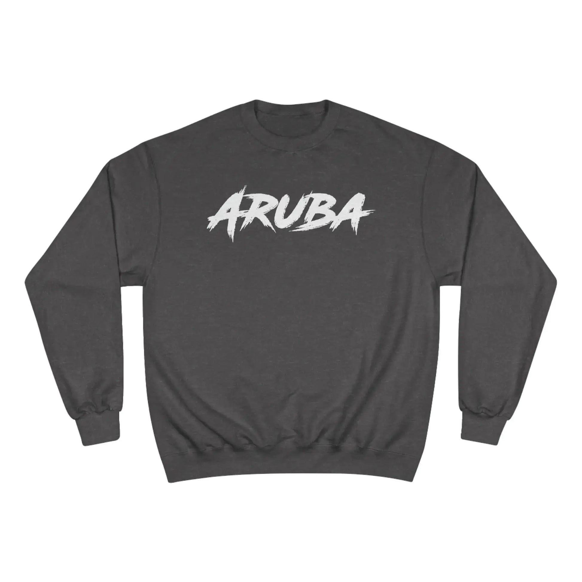 IBC Maiden from Aruba Champion Sweatshirt (White Font) - Islands Breed Culture