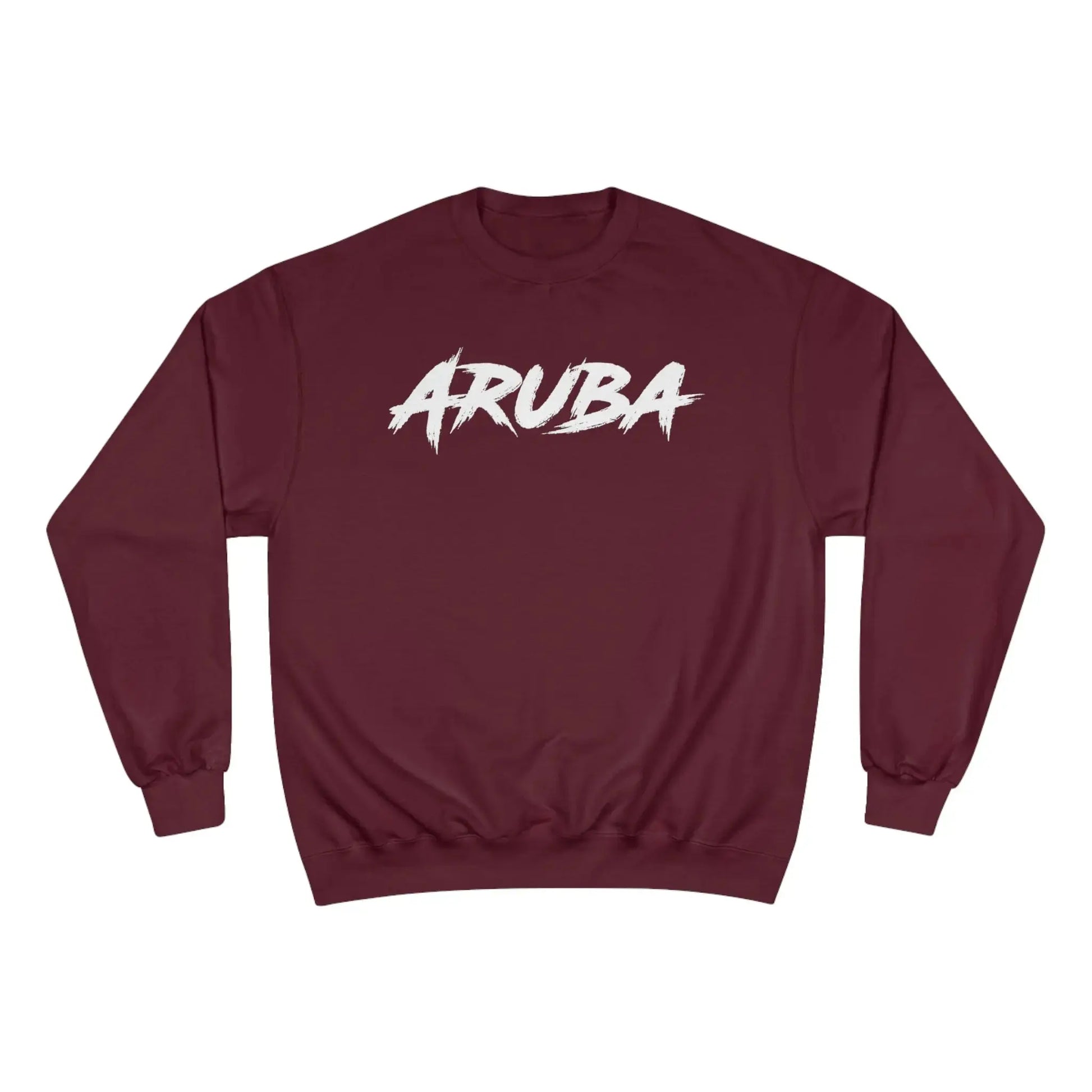 IBC Maiden from Aruba Champion Sweatshirt (White Font) - Islands Breed Culture