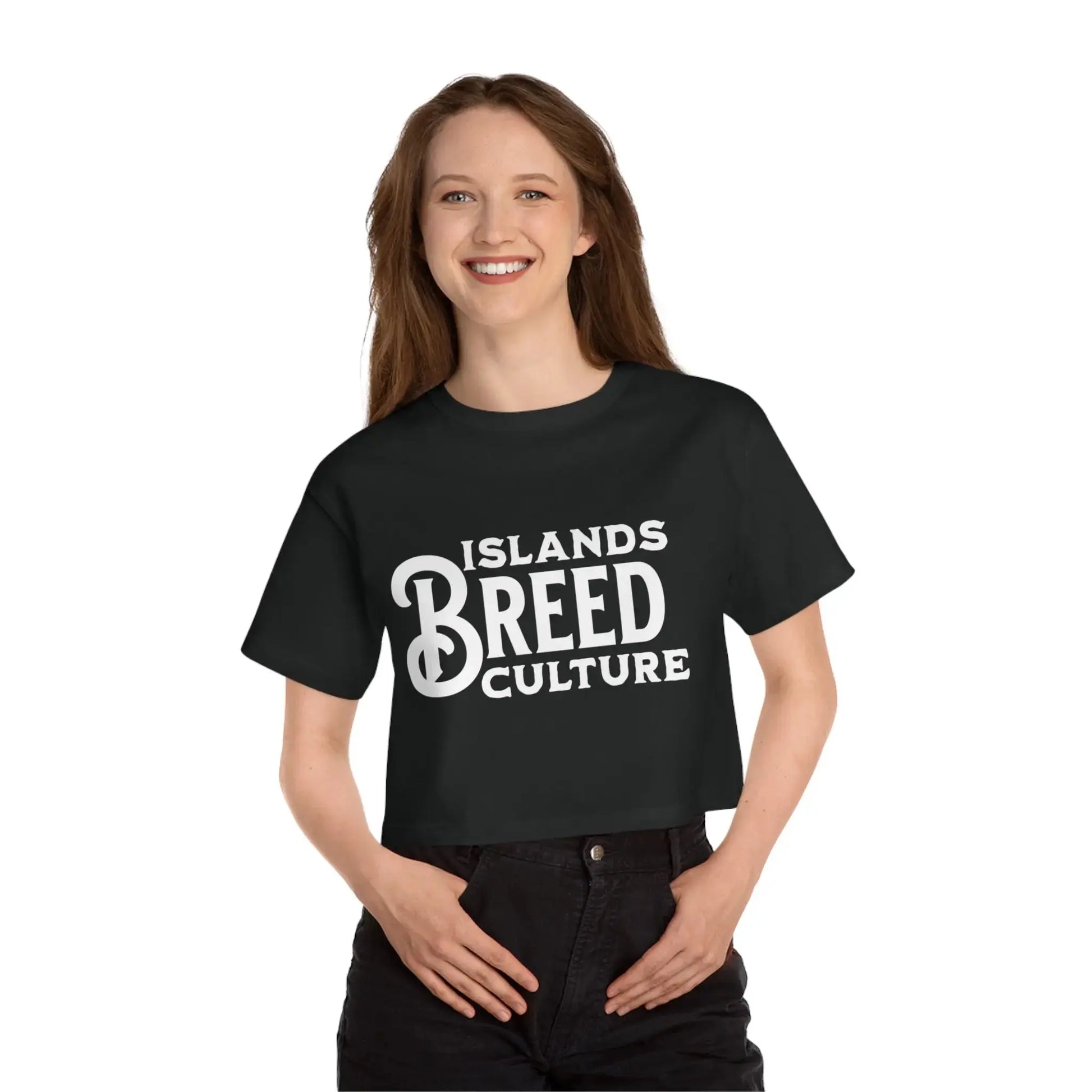 IBC Mermaids Champion Women's Cropped T - Shirt - Islands Breed Culture