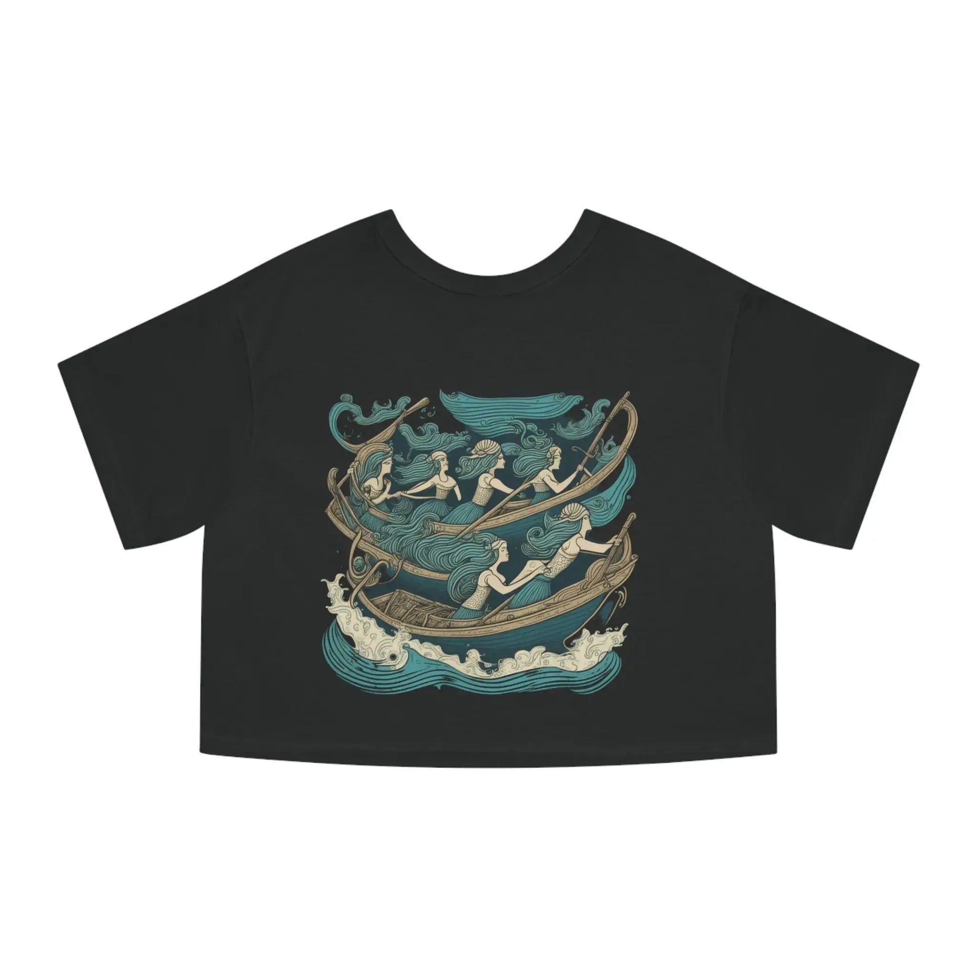 IBC Mermaids Champion Women's Cropped T - Shirt - Islands Breed Culture