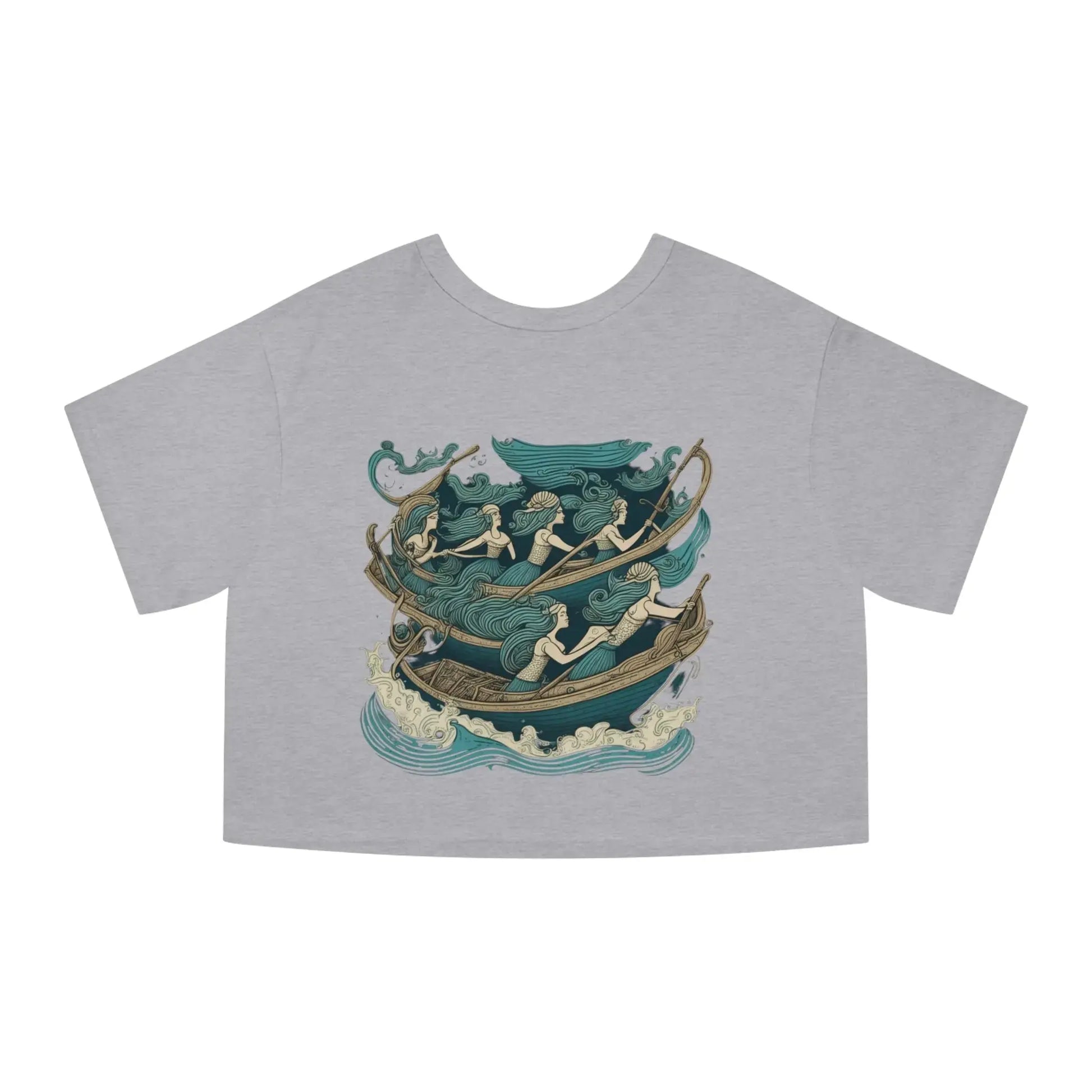 IBC Mermaids Champion Women's Cropped T - Shirt - Islands Breed Culture