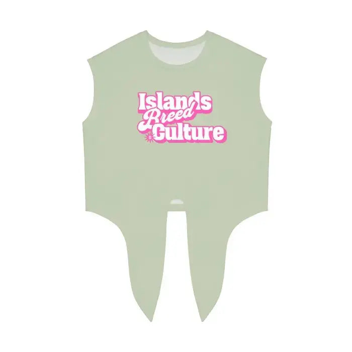 IBC Pop Gloss Tied Crop Top - Islands Breed Culture