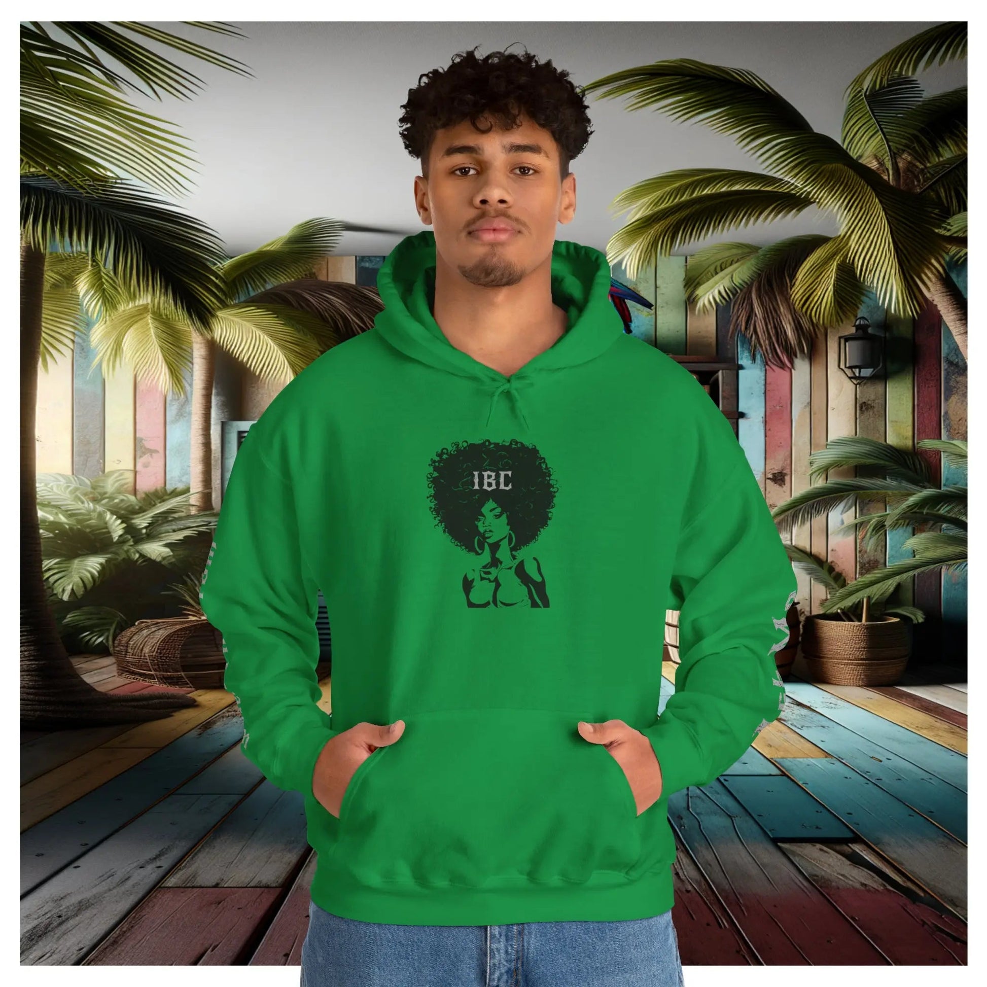 IBC "West Indian" Hooded Sweatshirt - Islands Breed Culture